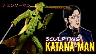 i made katana man sculpture #chainsawman tonton juga video sculpting saya lainnya