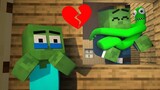 Monster School: Poor Zombie and Bad Green - Rainbow Friends Sad Story | Minecraft Animation