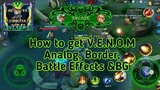AndroTricks PH | How to get V.E.N.O.M Border,Analog Controller and BG FREE in Mobile Legends
