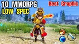 Top 10 MMORPG (LOW SPEC) BEST GRAPHIC for Android & IOS with ENGLISH & has lot of Actives player