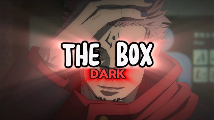The Box Audio Edit 🔥 | copyright Free 😍 | Dark AMV