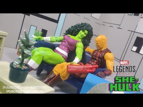 She-Hulk Smash! - Marvel Legends She-Hulk Iron Man Retrocard Action Figure Review