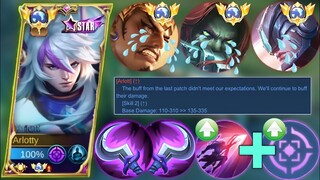 MOONTON, THANK YOU FOR MAKING ARLOTT BACK IN THE META!! BUFFED ARLOTT DAMAGE HACK! - MLBB