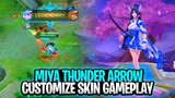 Miya Thunder Arrow Customize Skin Gameplay | Mobile Legends: Bang Bang