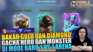 GACHA DI MODE 1VS1 ARENA - UDAH NGABISIN BANYAK DIAMOND DAN GOLD MALAH JADI NYA KAYAK GINI!