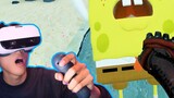 VR Sword and Magic: I set off fireworks in SpongeBob's map?