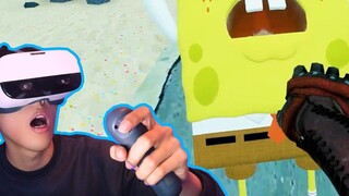 VR Sword and Magic: Saya menyalakan kembang api di peta SpongeBob?