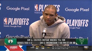 Al Horford on his revenge vs Giannis: "Something's changed for me with your trashy eyes"