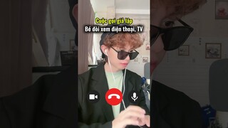 Cuộc gọi giả lập - cảnh sát - trẻ em đòi xem điện thoại quá nhiều