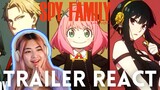 I spy a new spring anime 👀 | Spy x Family Trailer Reaction (main trailer & trailer 2)