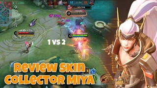 PAKE SKIN MIYA COLLECTOR, LANGSUNG BANTAI 1 VS 5 😱