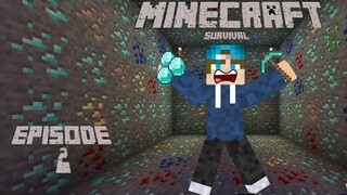 Sobrang Daming Diamond | Minecraft Survival Ep 2