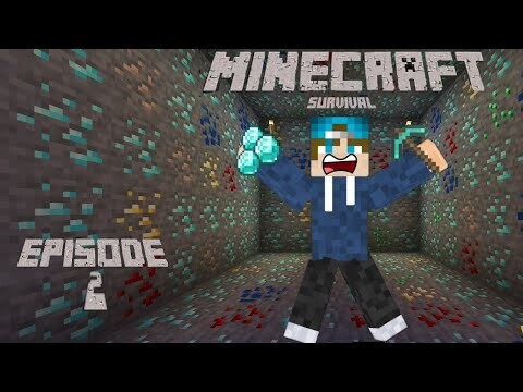 Sobrang Daming Diamond | Minecraft Survival Ep 2