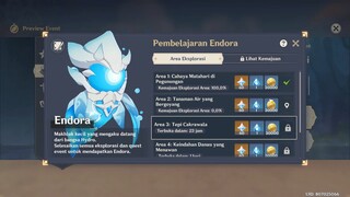 Pembelajaran Endora Area 2 : Tanaman Air Yang Bergoyang - GENSHIN IMPACT