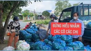 Xin lỗi các cô các chị mua đồ giúp từ thiện rau củ quả bị quí Khán giả hiểu nhầm