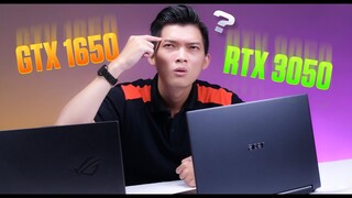 Laptop mà dùng GTX 1650 và RTX 3050, cái nào NGON HƠN?