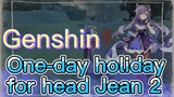 One-day holiday for head Jean 2