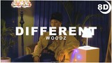 [8D] WOODZ _ DIFFERENT | BASS BOOSTED CONCERT EFFECT 8D | USE HEADPHONES 🎧