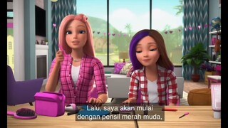 (Fandub Indonesia) Barbie vlog make up bersama adik adiknya