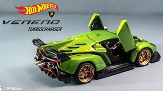 【Tolle Garage】改装风火轮 HotWheels 兰博基尼毒药Lamborghini Veneno Turbocharger