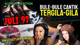 BULE-BULE CANTIK TERGILA-GILA DENGAN PERMAINAN GITAR ELEKTRIK ALIP BA TA || ALIP BA TA JULI 97