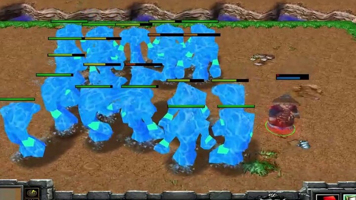 "Warcraft 3", jika Archmage memanggil 20 elemen air setiap kali, siapa yang bisa mengalahkannya?