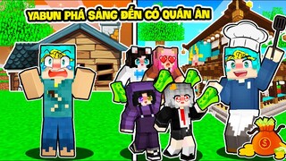 YABUN THỬ THÁCH 24 GIỜ TỪ KHÔNG CÓ NHÀ ĐẾN CÓ QUÁN ĂN SIÊU VIP TRONG LÀNG MỚI HERO TEAM MINECRAFT