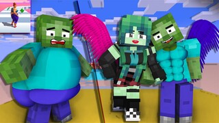 Monster School : FAT 2 FIT CHALLENGE - Minecraft Animation