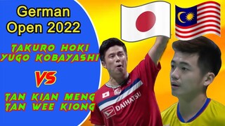 [German Open 2022] Takuro Hoki/Yugo Kobayashi vs Tan Kian Meng/Tan Wee Kiong