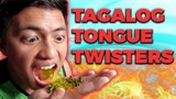 Tagalog Tongue Twister Challenge with Sili!