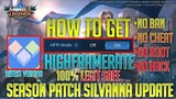 How To Get HFR MODE (Silvanna Update) - Mobile Legends