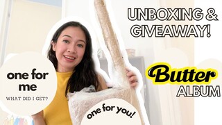 UNBOXING BTS BUTTER ALBUM + 1000 SUBS GIVEAWAY [CLOSED] ! | PHILIPPINES