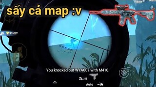 PUBG Mobile -  Làm Trùm Sanhok Với M416 + Scope 6x | Sẩy Cả Map Không Có Lối Chạy