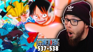 LUFFY BODIES VANDER DECKEN! | One Piece Ep 537-538 REACTION