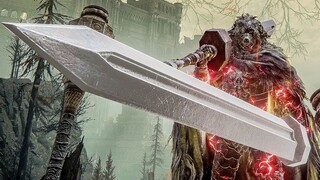 Elden Ring - OP Berserk Dual Colossal Greatsword Build Vs Bosses Gameplay