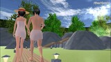 A Hero: Ryan and Dehlia At The Log House (Sakura School Simulator)