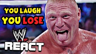 React: WWE Funniest Moments - YOU LAUGH YOU LOSE! #1 (2018)