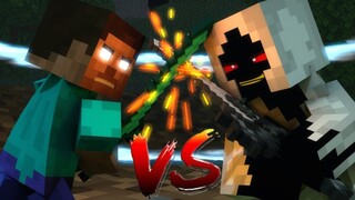 [Animasi Minecraft]Herobrine vs Entitas 303 - "Kutukan" (Animasi Minecraft)