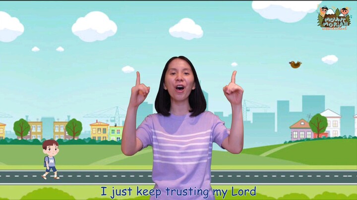 I just keep trusting my Lord❤️🥰 Kids sunday school song