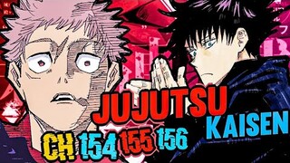 Jujutsu Kaisen Manga || Ch 154 || 155 || 156 || Explained In Hindi || Itadori || Megumi || Panda ||