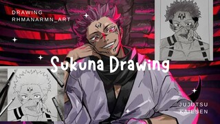 Drawing Sukuna