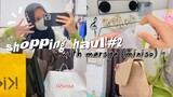 shopping haul w/ marsya (part 2)🛒! - unboxing belanja miniso + try on😻❕- vlog real life#13