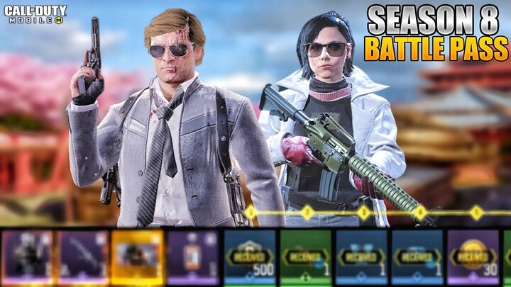 Season 8 Battle Pass Cod Mobile 2022 | Season 8 Battle Pass & Others New Character Cod Mobile | CODM