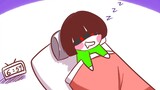 When I reduce the sound quality of Chara's alarm clock