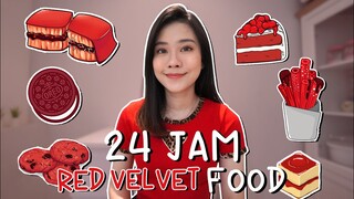 24 JAM CUMAN MAKAN YANG RASA RED VELVET!