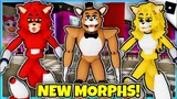 FNAF Security Breach Morphs - How to get FLOPPAS, IVO GREGORY, MILES & KNUCKLES ROXY MORPHS (ROBLOX)