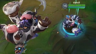 Wild Rift: Moo Cow Alistar Skin Gameplay