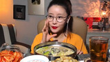 Mukbang | Oyster Noodle Soup with Oyster Omelette