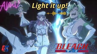 Menegangkan!! Hitsugaya vs Kurotsuchi & Kuchiki vs Sternritters - Bleach - Light It Up [AMV]