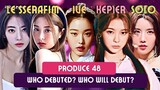 post-produce 48 groups and soloists to watch out for! (ft. Le Sserafim, IVE, Kep1er)
